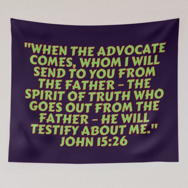 Item preview, Bible Verse John 15:26 designed and sold by Prayingwarrior.