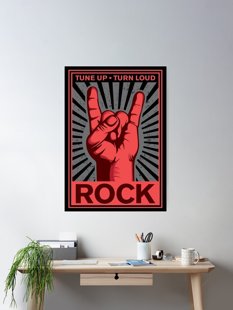 Tune Up, Turn Loud, Rock PP32883 | Poster