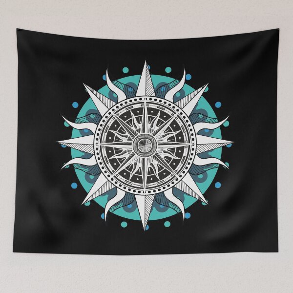Item preview, Mystical Sun Aqua designed and sold by Trinket-Trickster.
