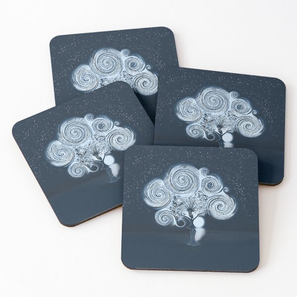 Item preview, PWA Starry Night — navy, large 6x6 designed and sold by PWAJulie.