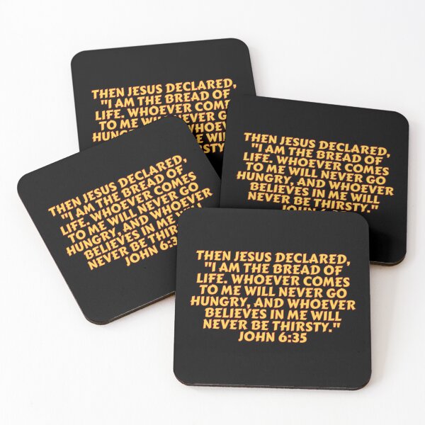 Item preview, Bible Verse John 6:35 designed and sold by Prayingwarrior.