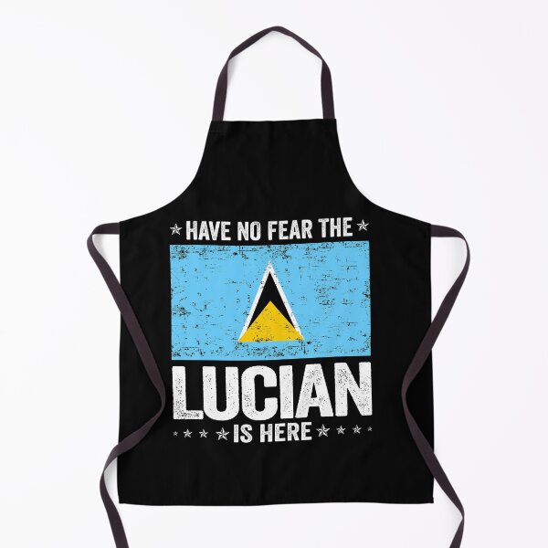 Item preview, Have No Fear The Lucian Is Here Saint Lucia Flag Design designed and sold by JJDzignsShop.