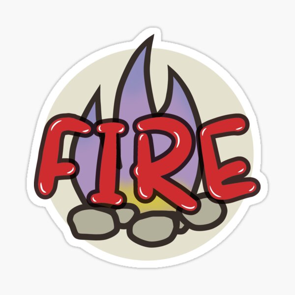 Item preview, Fire on Campfire - Camp Love designed and sold by ViewerEqualsPhoton.