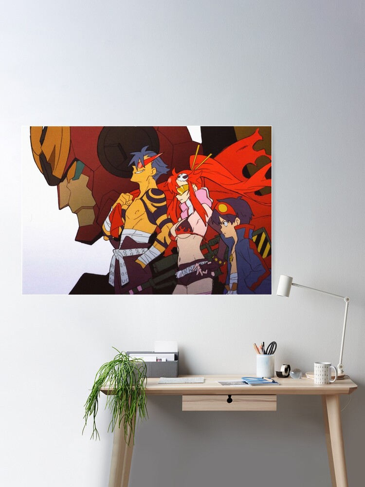 Tengen Toppa Gurren Lagann - Team Dai-Guren logo Poster for Sale by  RayquazaIsDank