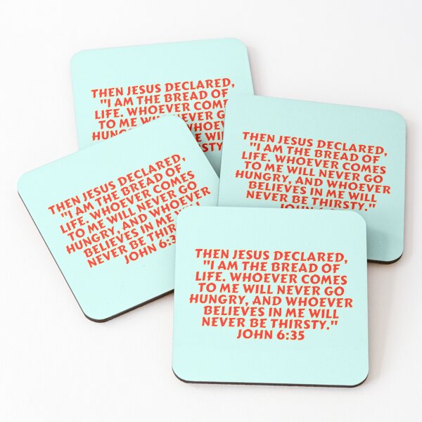 Item preview, Bible Verse John 6:35 designed and sold by Prayingwarrior.