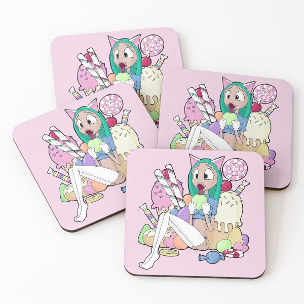 Item preview, Candy Cat Girl designed and sold by inkandpink.