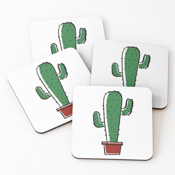 Item preview, Happy and green potted cactus designed and sold by printinglife.