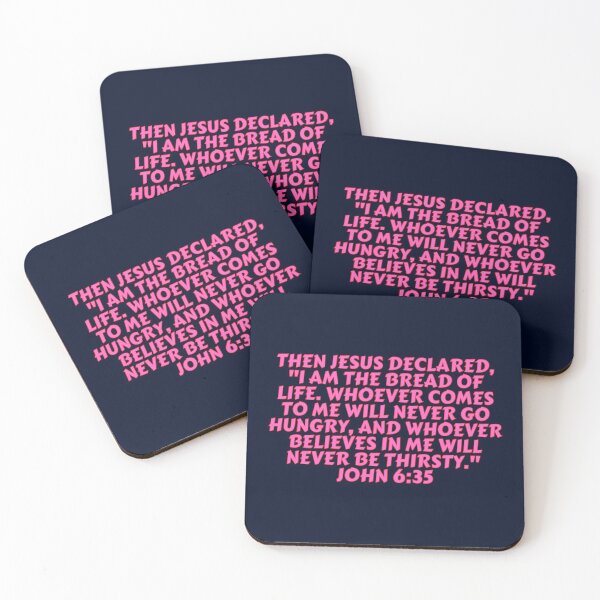 Item preview, Bible Verse John 6:35 designed and sold by Prayingwarrior.