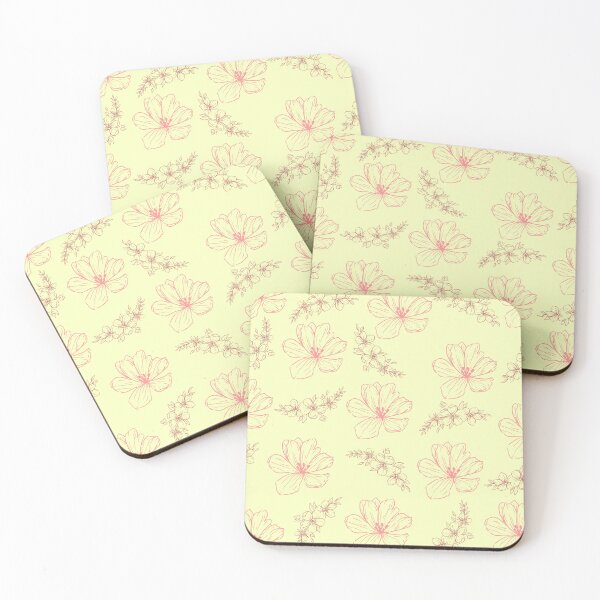 Item preview, Light Yellow Flowery Design designed and sold by korag901.