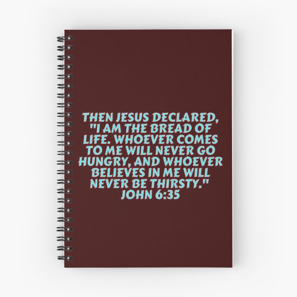 Item preview, Bible Verse John 6:35 designed and sold by Prayingwarrior.