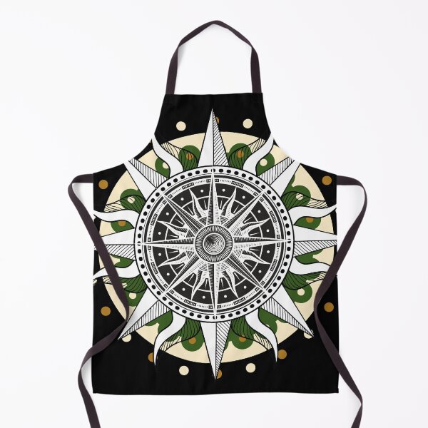 Item preview, Mystical Sun Green and Cream designed and sold by Trinket-Trickster.