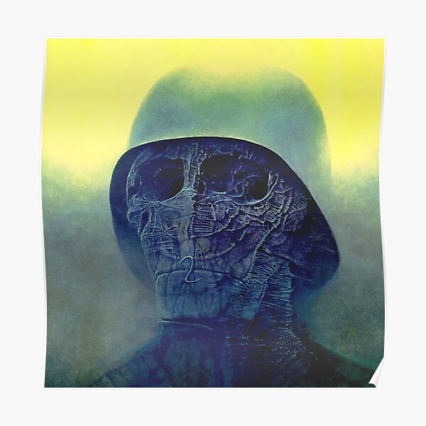 Sans titre (Soldat), par Zdzisław Beksiński Poster