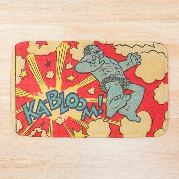 Item preview, Kabloom, Caveman comic, illustration, red, blue cartoon designed and sold by Nostrathomas66.