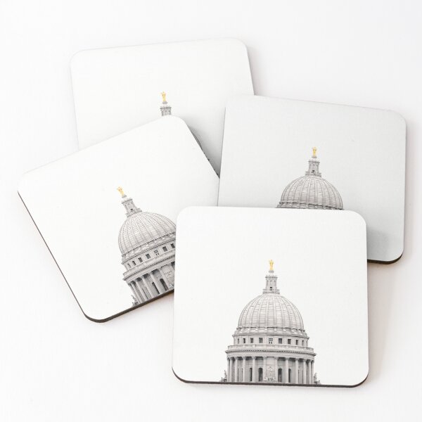 Item preview, Wisconsin State Capitol on White designed and sold by Todd Klassy.