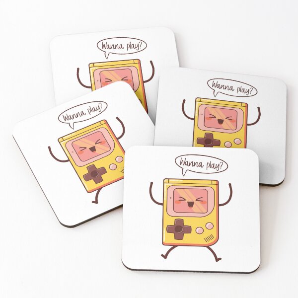 Item preview, Pocket Retro Game Console in Yellow and Orange Colors designed and sold by ShyOwlet.