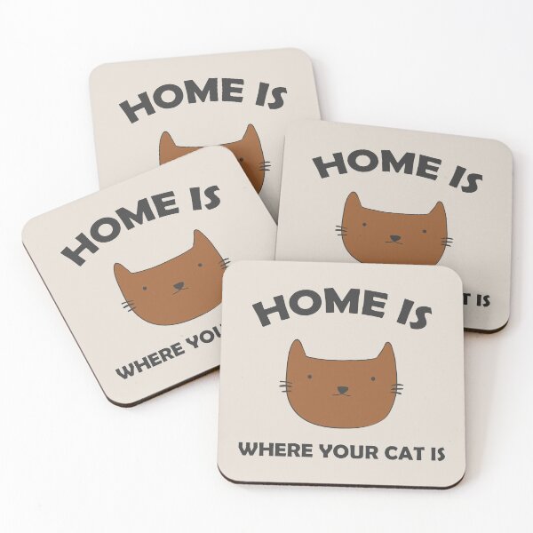 Item preview, Home is Where your Cat is in Orange designed and sold by Interpret108.