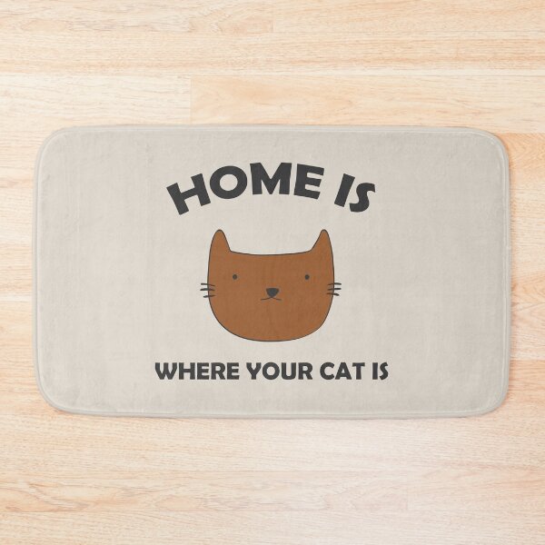 Item preview, Home is Where your Cat is in Orange designed and sold by Interpret108.