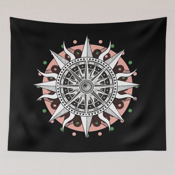 Item preview, Mystical Sun Light Pink and Green designed and sold by Trinket-Trickster.