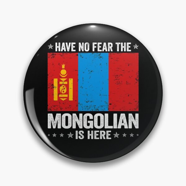 Item preview, Have No Fear The Mongolian Is Here  Mongolia Flag Design designed and sold by JJDzignsShop.