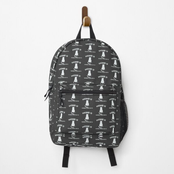 Item preview, Home is where your cat is in Gray designed and sold by Interpret108.