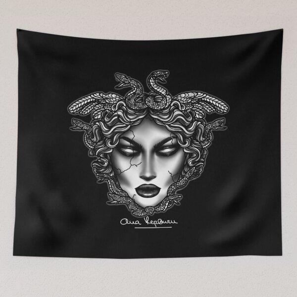 Item preview, Medusa black. Anne Hepburn designed and sold by AnaHepburn.