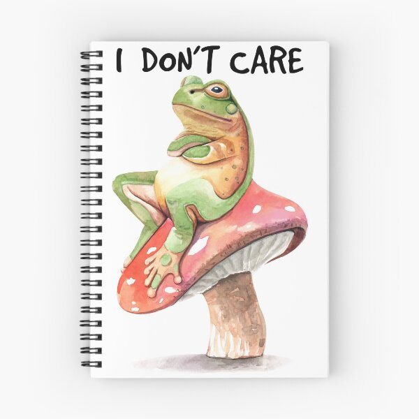 Item preview, Funny Frog I don't care designed and sold by Caroodoo.