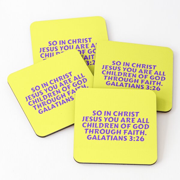 Item preview, Bible Verse Galatians 3:26 designed and sold by Prayingwarrior.