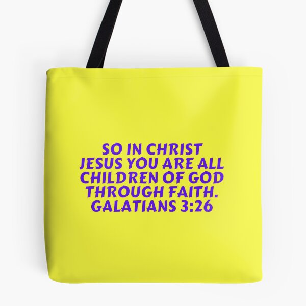 Item preview, Bible Verse Galatians 3:26 designed and sold by Prayingwarrior.