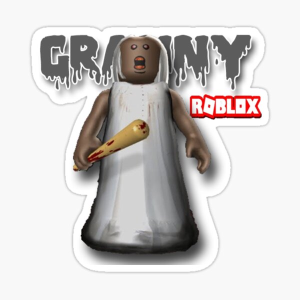 Granny Horror Game Stickers Redbubble - roblox granny tricks