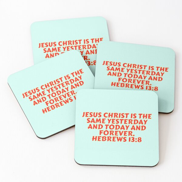 Item preview, Bible Verse Hebrews 13:8 designed and sold by Prayingwarrior.