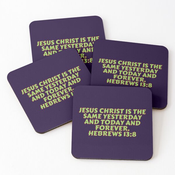 Item preview, Bible Verse Hebrews 13:8 designed and sold by Prayingwarrior.