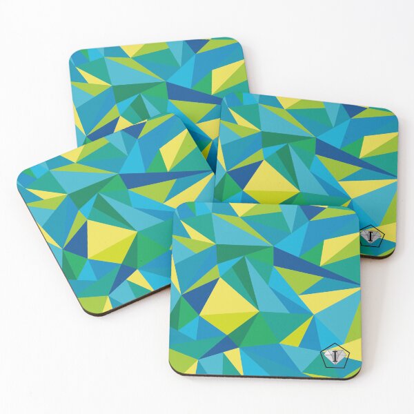 Item preview, Iconic Shirt | Blue-yellow-green pattern designed and sold by Iconic-Shirt.