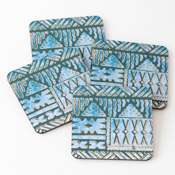 Item preview, Fiji Tapa Tribal Abstract designed and sold by HueyFiji.