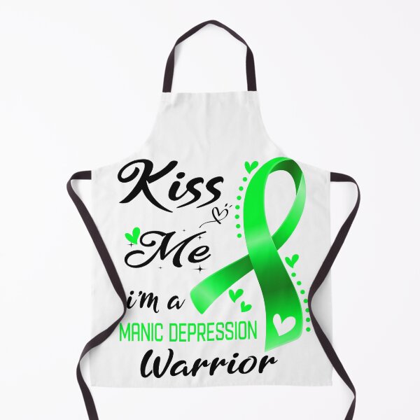 Item preview, Kiss Me I'm A Manic Depression Warrior designed and sold by hvoid41.