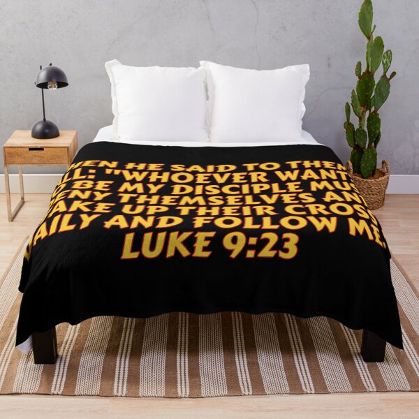 Item preview, Bible Verse Luke 9:23 designed and sold by Prayingwarrior.