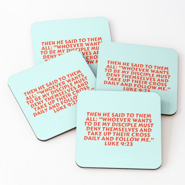 Item preview, Bible Verse Luke 9:23 designed and sold by Prayingwarrior.