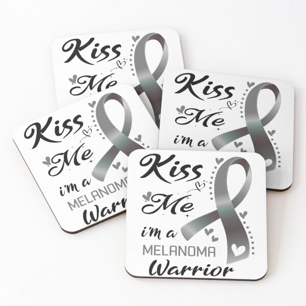 Item preview, Kiss Me I'm A Melanoma Warrior designed and sold by hvoid41.