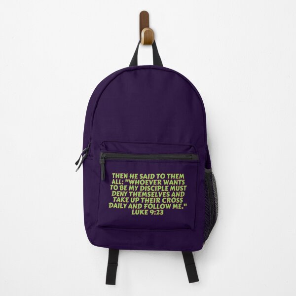 Item preview, Bible Verse Luke 9:23 designed and sold by Prayingwarrior.