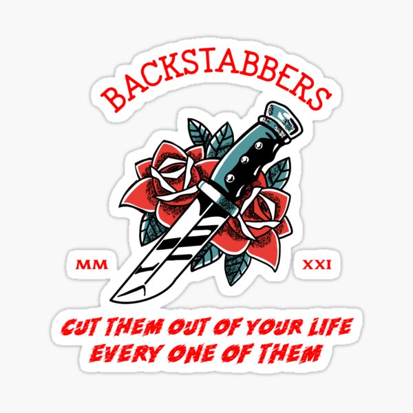 BACKSTABBERS Sticker