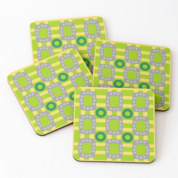 Item preview, Abstract Green and Yellow Pattern with Polygons  designed and sold by Sendreka.