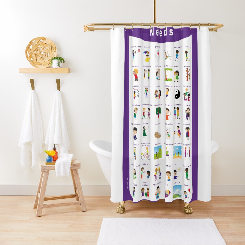 Item preview, Shower Curtain designed and sold by Euskadaz.