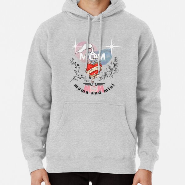 mama and little man hoodies