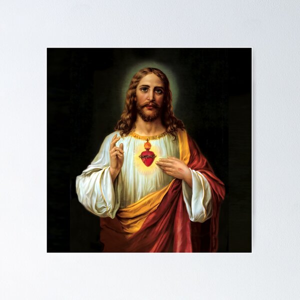 Item preview, Sacred Heart of Jesus Catholic Traditional  designed and sold by hispanicworld.