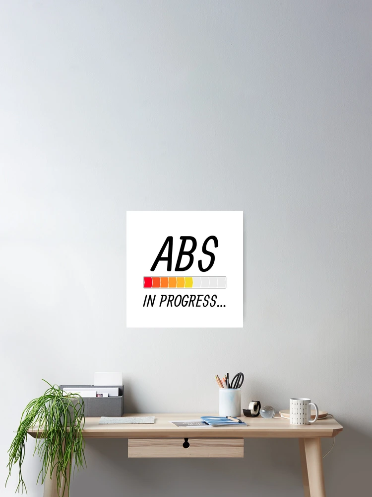 Thumbnail 2 of 3, Poster, Abs In Progress Incomplete designed and sold by Martin-bivert.