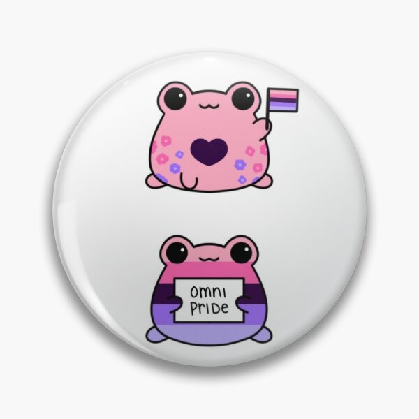 Pride Frog Pins and Buttons for Sale