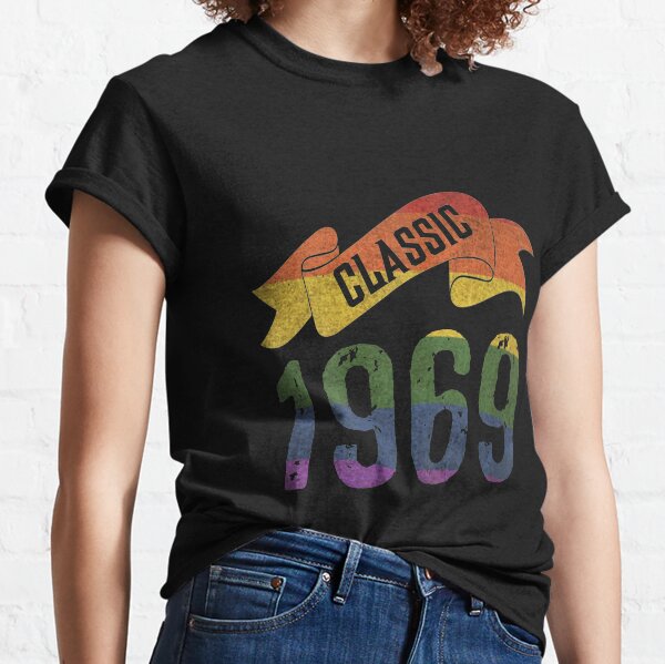 Classic 1969 Rainbow Colors birthday gift Classic T-Shirt