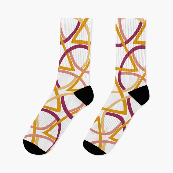 Item preview, Pink Wine and Yellow Interlocked Pattern designed and sold by Dreamakerstudio.