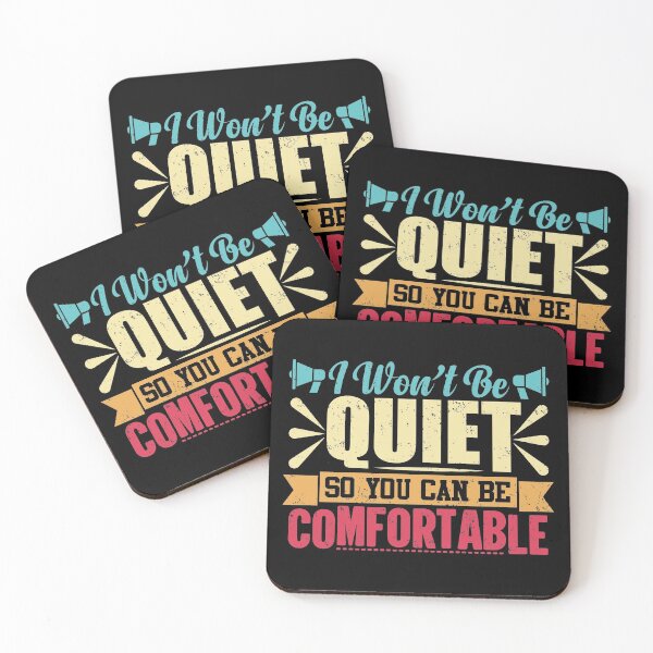 Item preview, I Won't Be Quiet So You Can Be Comfortable | I Won't Be Silient designed and sold by GravitiTees.