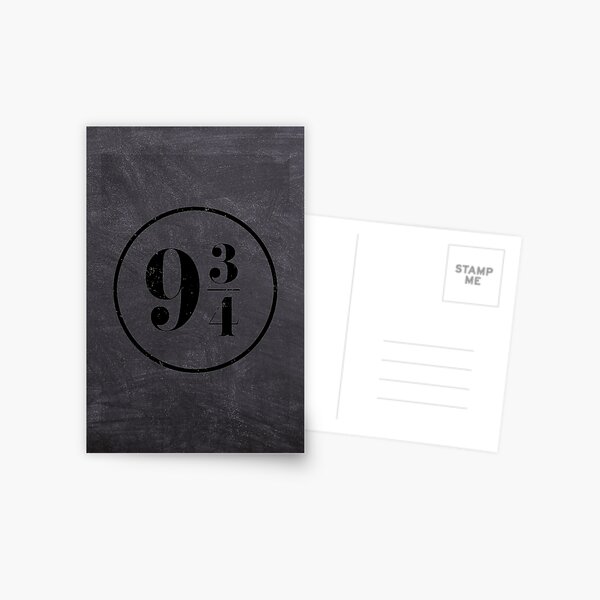 9 3/4 Postkarte