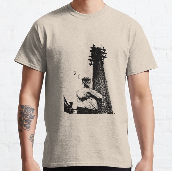 Fred Dibnah with Chimney Classic T-Shirt